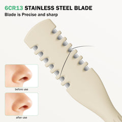 BEZOX precision blades delivering clean cuts without tugging