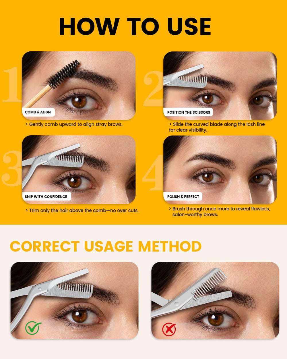 BEZOX salon-grade steel construction ensures clean, even cuts.