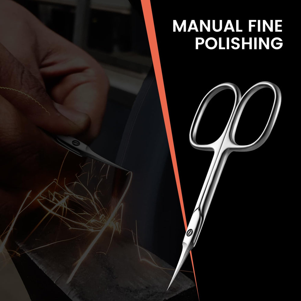 BEZOX small scissors ideal for trimming delicate cuticles and tight spaces.
