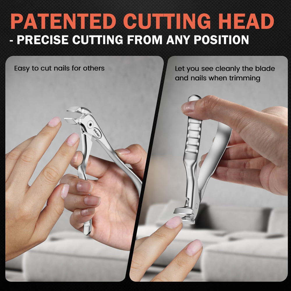 BEZOX anti-slip textured grip ensures controlled trimming.