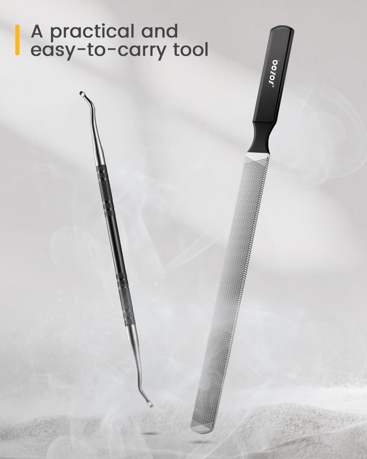 BEZOX unisex nail care tool ideal for home or gym use.