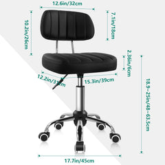 BFTOU height-adjustable stool spanning 19.3 to 25.4 inches for varied tasks.