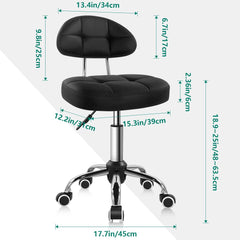 BFTOU height-adjustable swivel stool seat with an easy-to-use control.