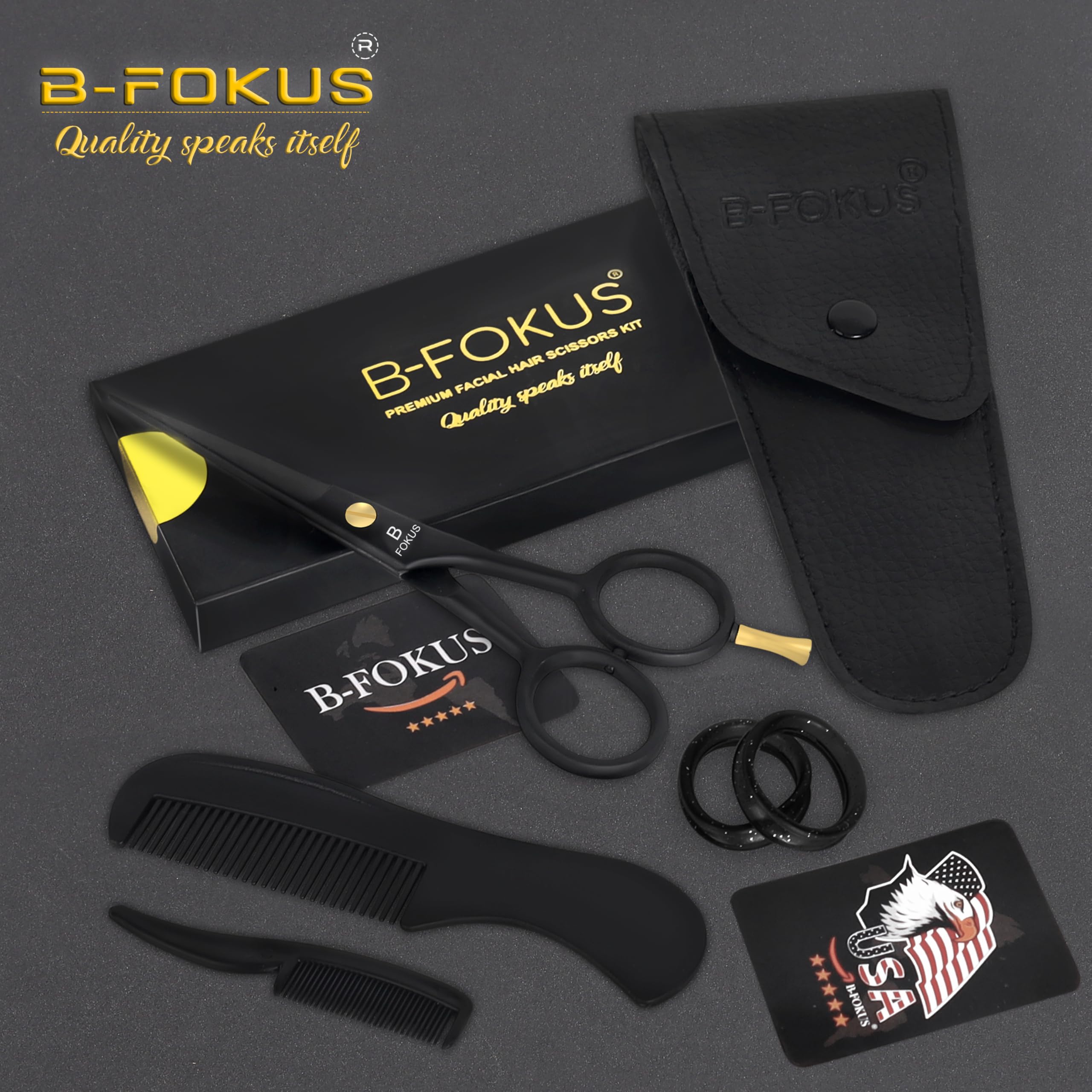 BFOKUS high carbon stainless steel blade durability and sharpness