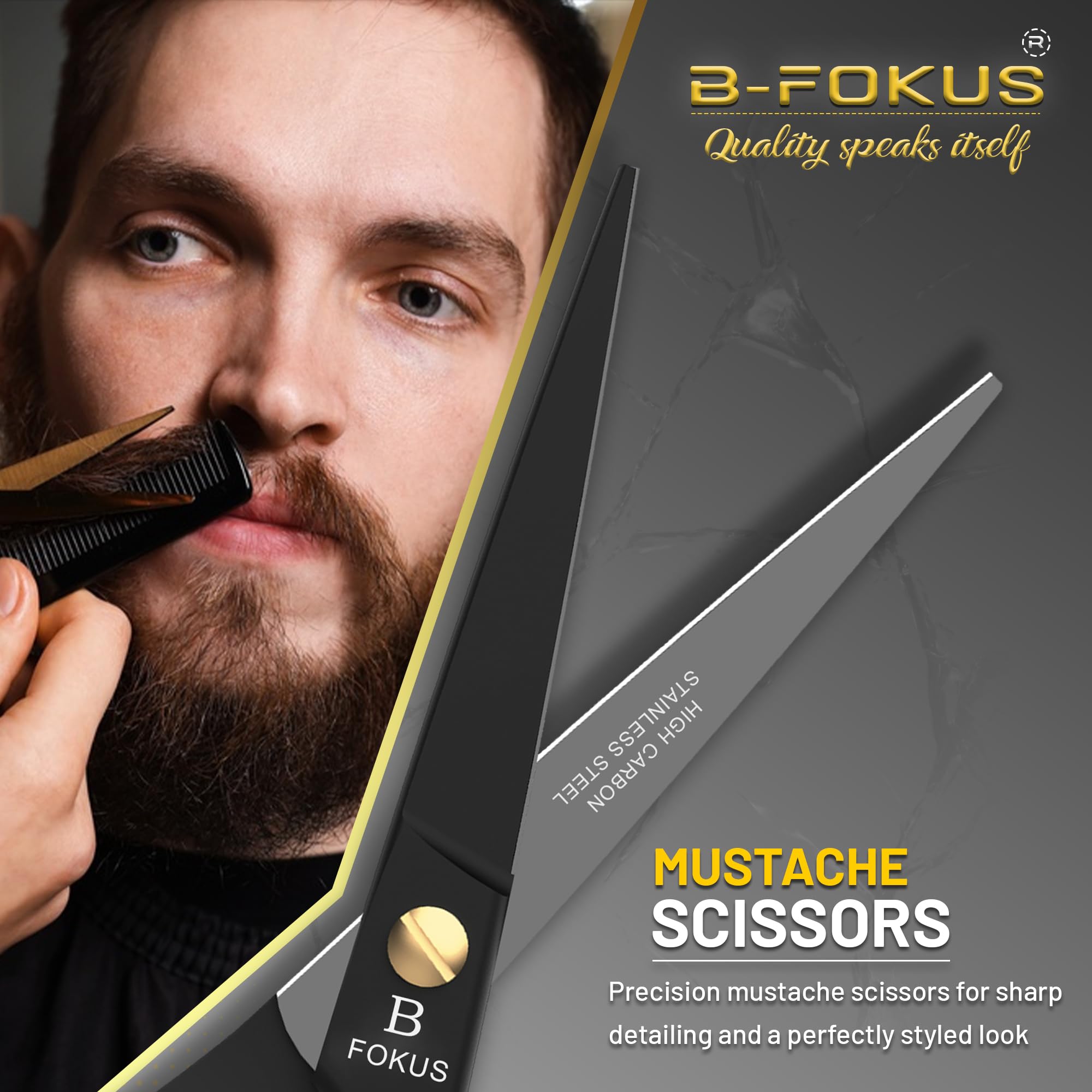 BFOKUS PU leather travel pouch protects blades on the go
