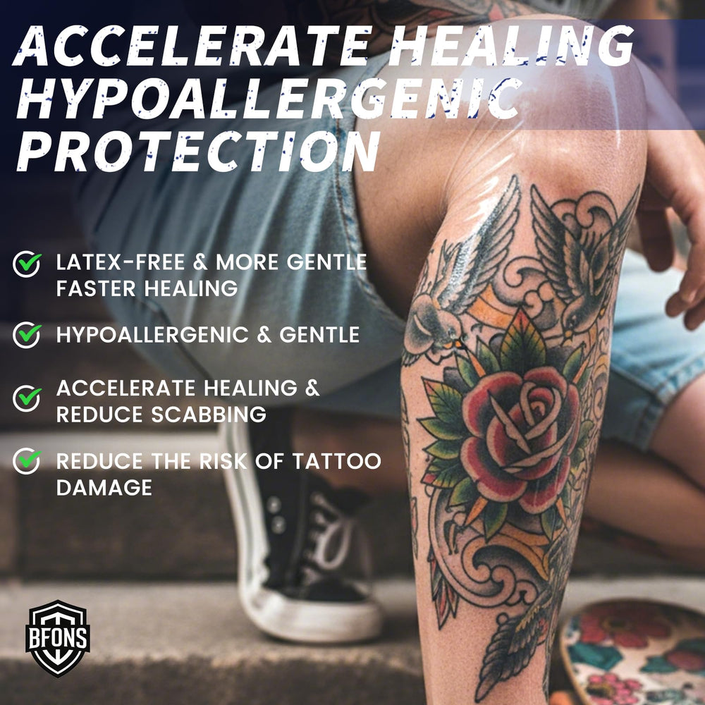 bfons uso en ducha y natación mantiene el tatuaje seco
