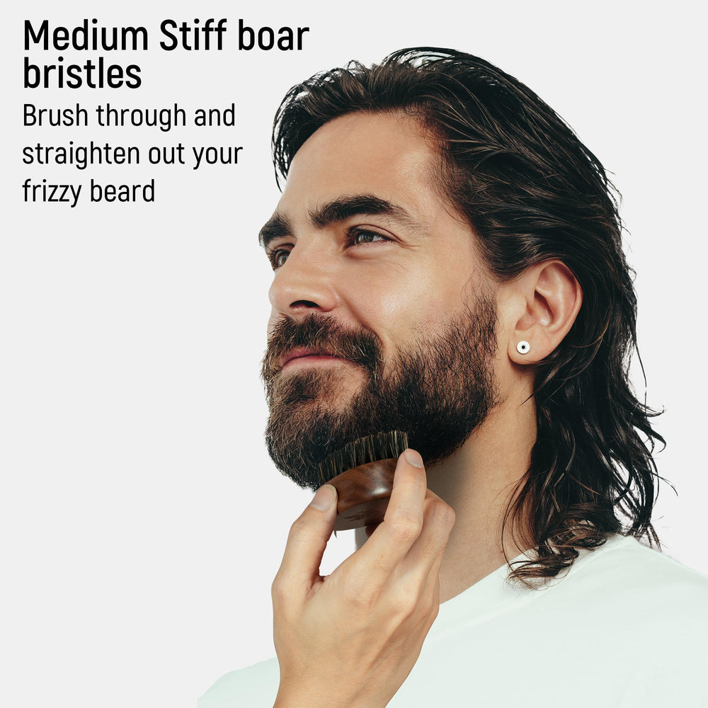 BFWood boar bristles evenly distribute natural oils to reduce dryness and itchiness.