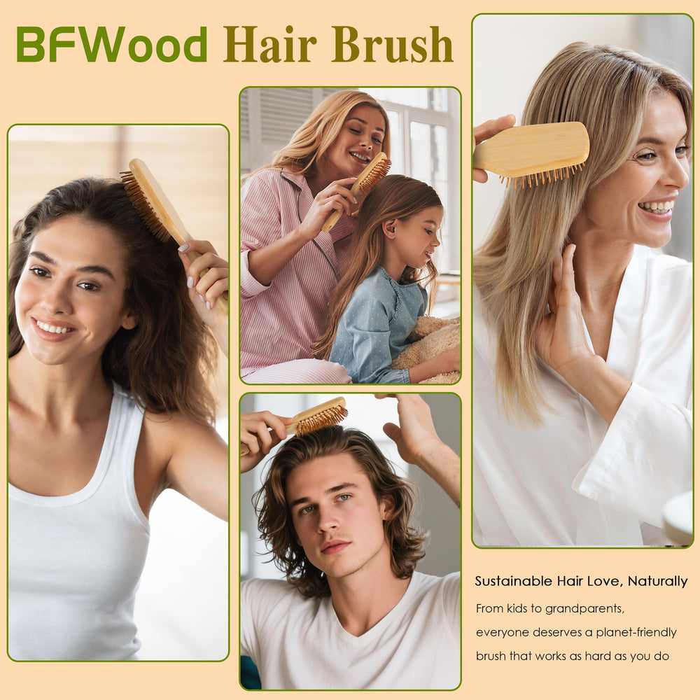 BFWood easy-clean design shown for simple maintenance after styling sessions