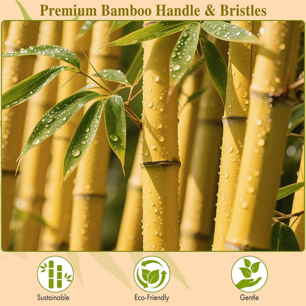 BFWood ergonomic bamboo handle shown for comfortable grip during styling