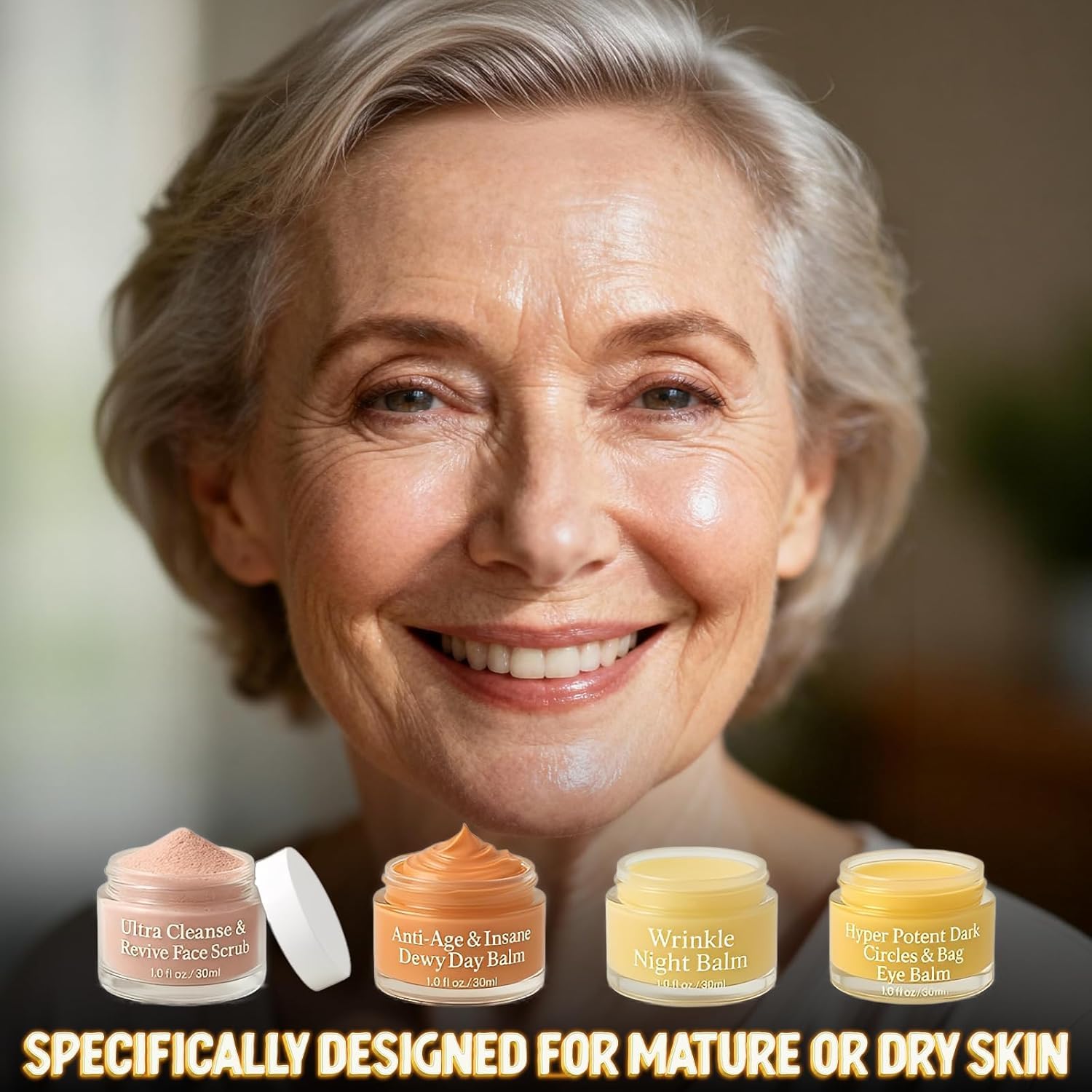 BGGJJ Organics product trio on display highlights complete routine.