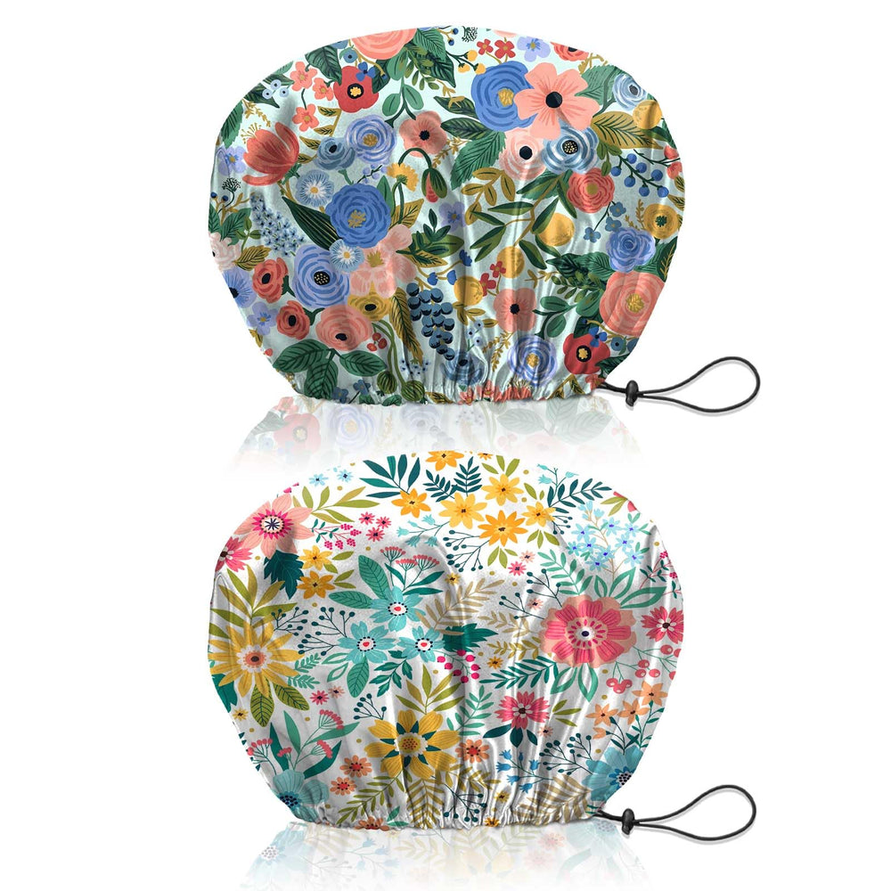 Gorro de ducha BHAHB de doble capa reutilizable para proteger el cabello durante el baño
