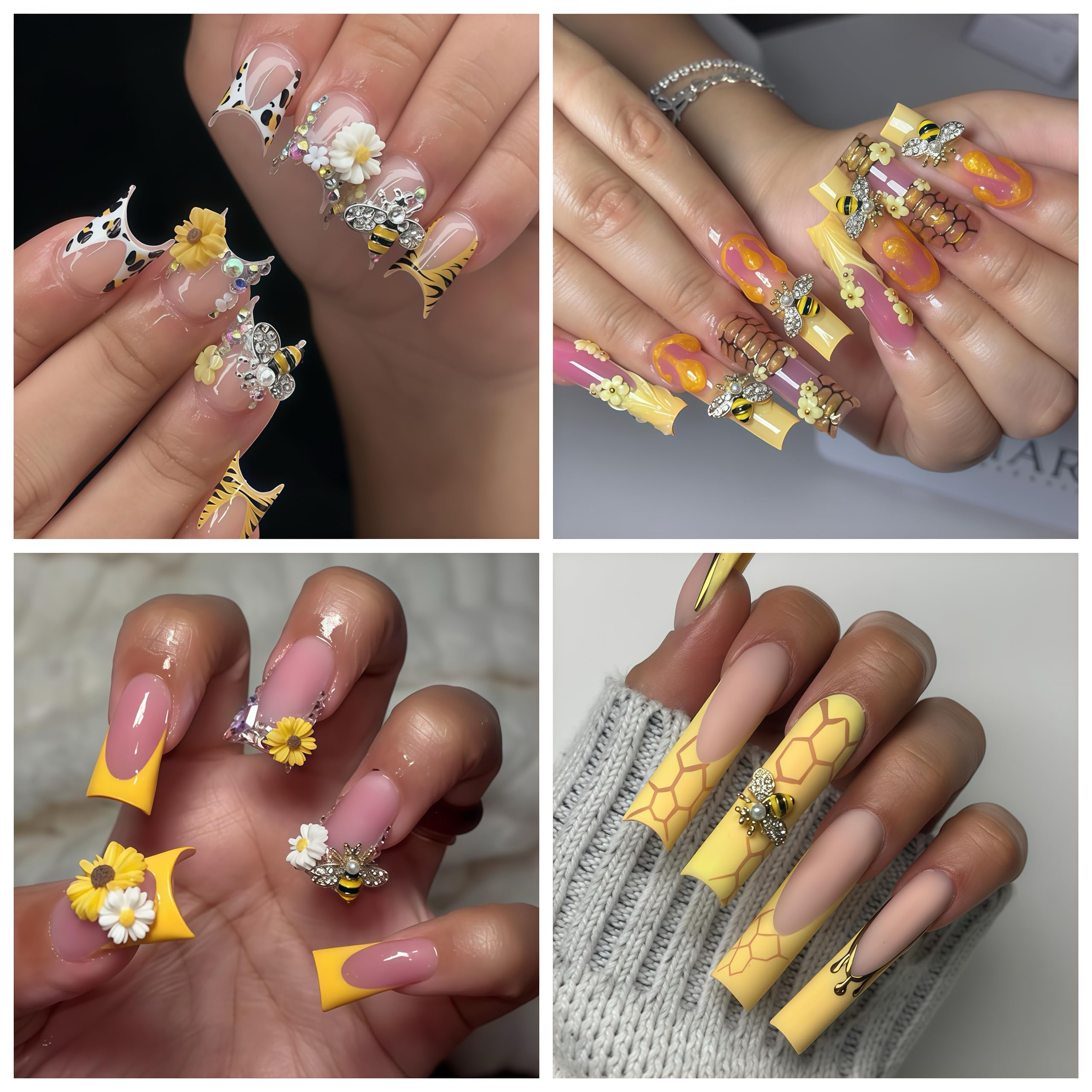 BHCCXZ adornos uñas caseros, fáciles de aplicar.