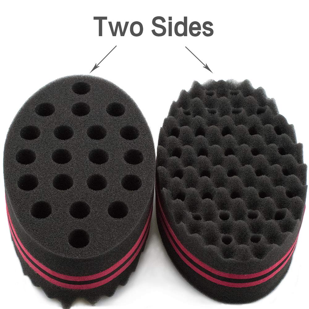 BHEART Twist Sponge with damp hair demonstrates quick, even twist formation.