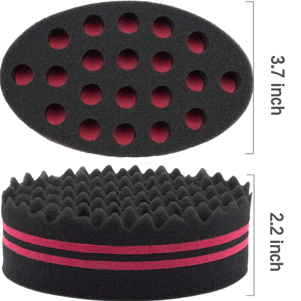 BHEART Twist Sponge in use shows circular motion for defined waves.