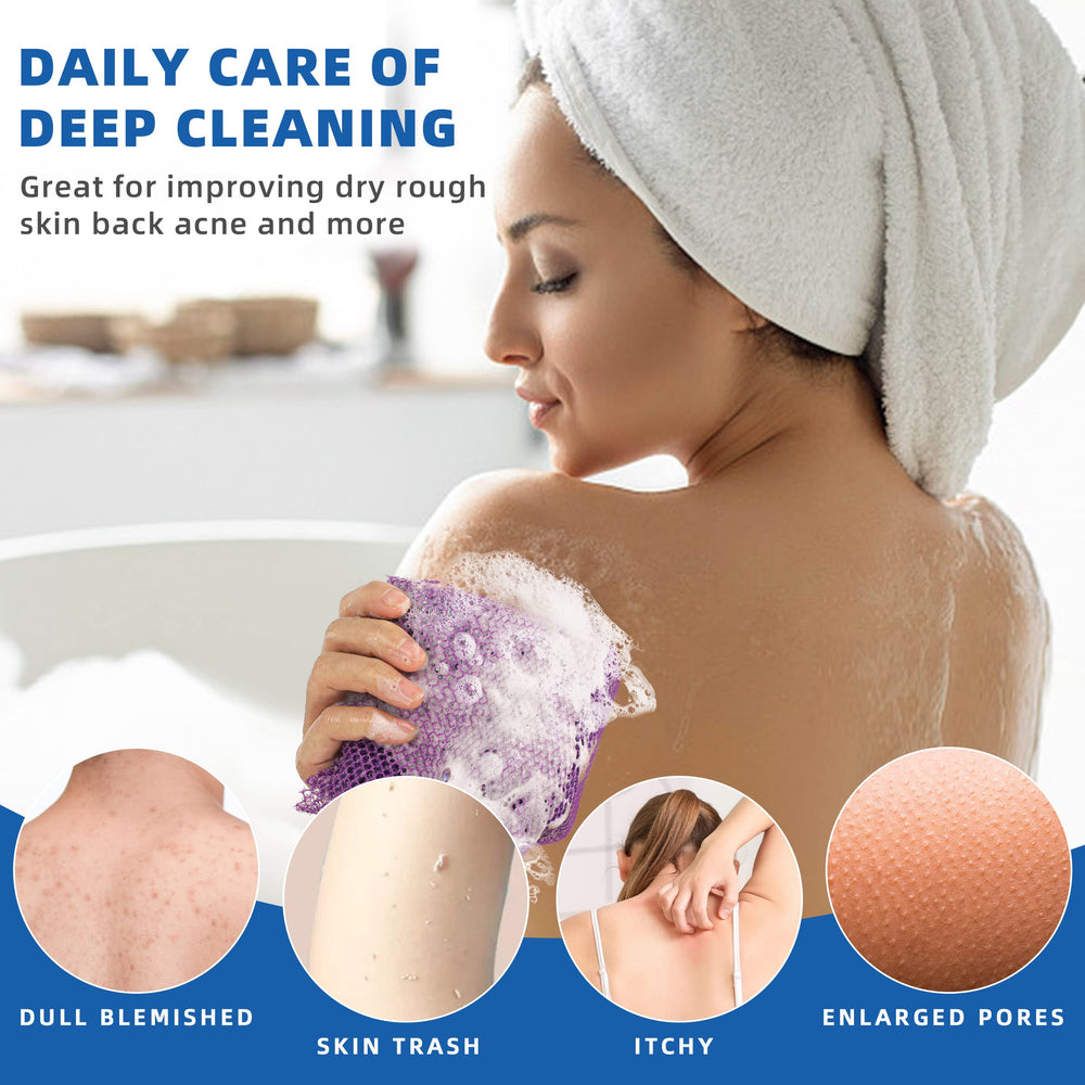 BHYTAKI stretchable washcloth fits various body areas