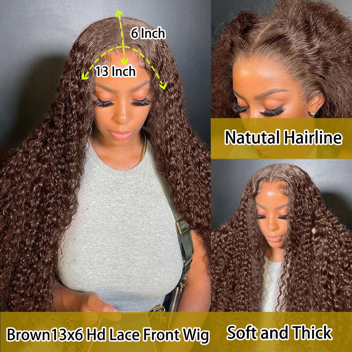 Breathable cap design offers comfort for extended wear with BIANFA wig.
