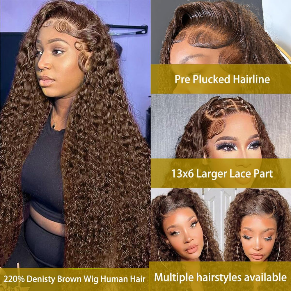 Close-up of the HD 13x6 lace front showing realistic texture and cap blend.