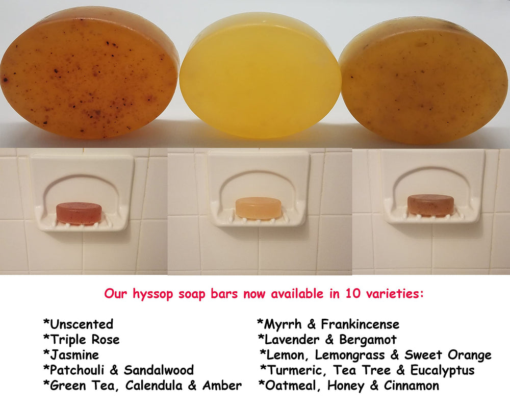 BIBLE N Beautyoils Gift-ready soap bar presentation with Hyssop.