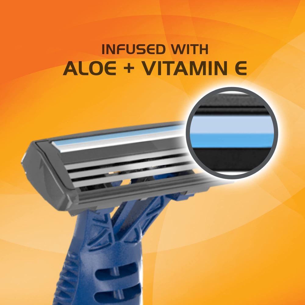 BIC Comfort 3 Advance four-pack disposable razors for convenient replacements.