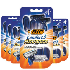 BIC Comfort 3 Advance pivoting-head razor for a precise, close shave.