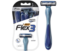 BIC Flex 3 Titanium razor contour blades deliver a smooth glide