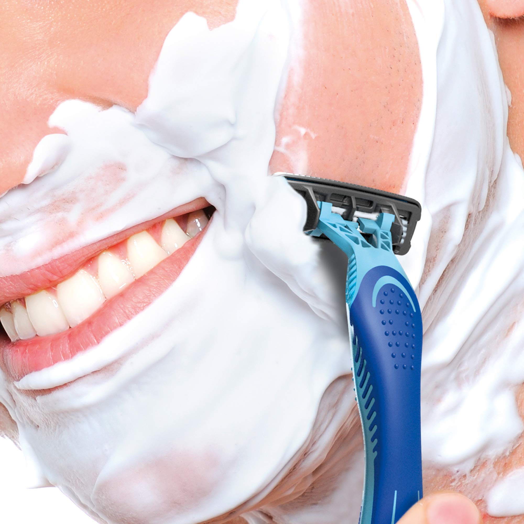 BIC Flex 3 Titanium razor vitamin E enriched strip comforts skin