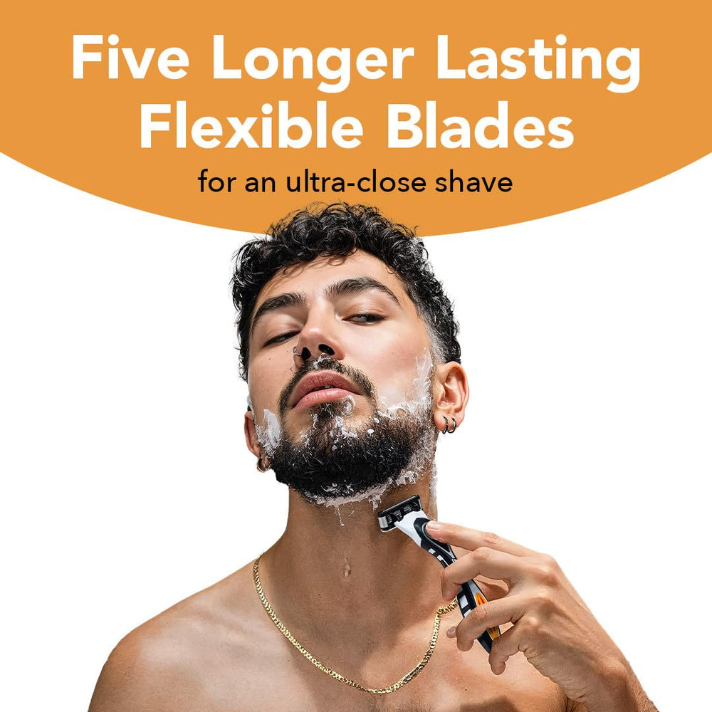 BIC Flex 5 precision edging blade for tricky spots.