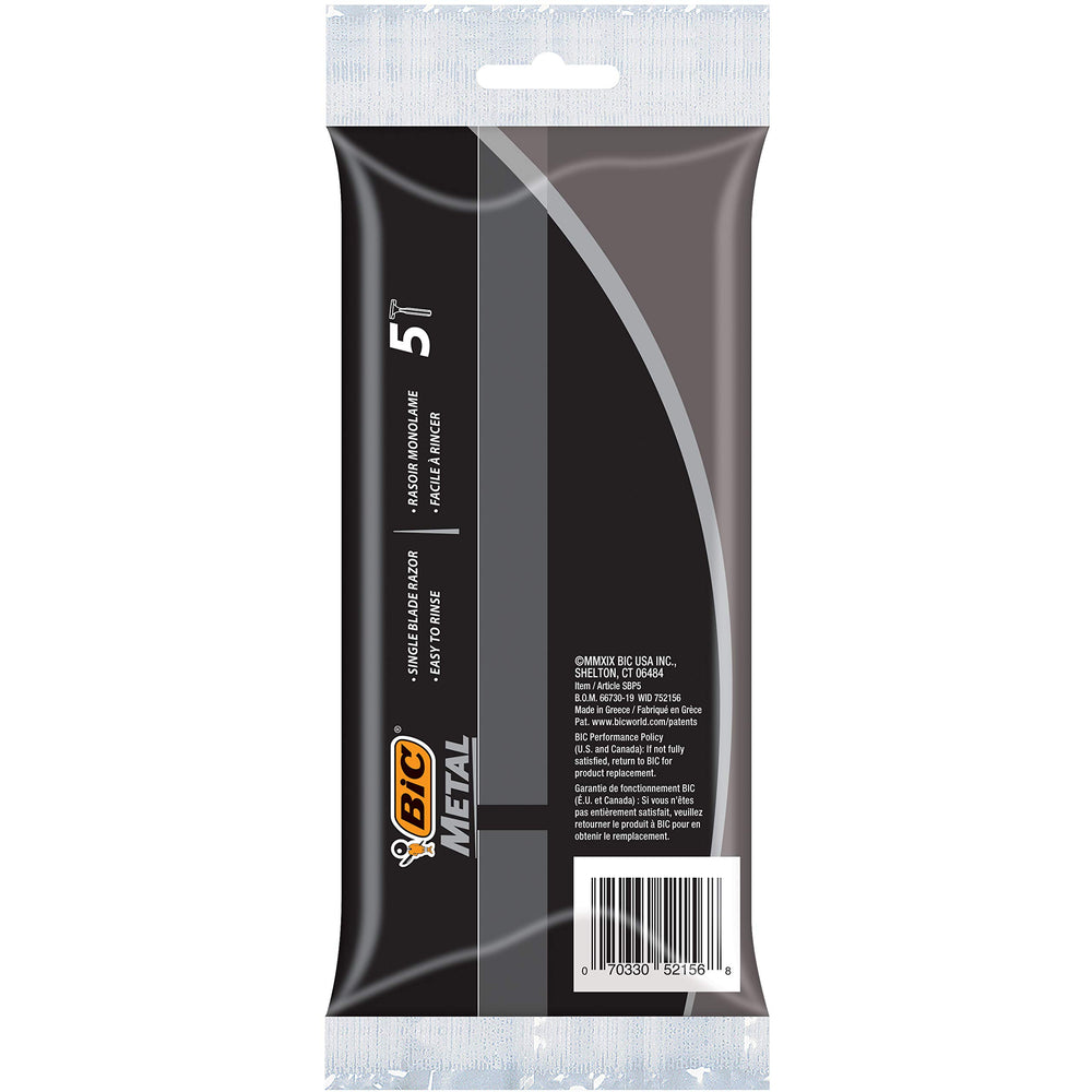 BIC razor designed for coarse hair with comfortable glide near guard.
