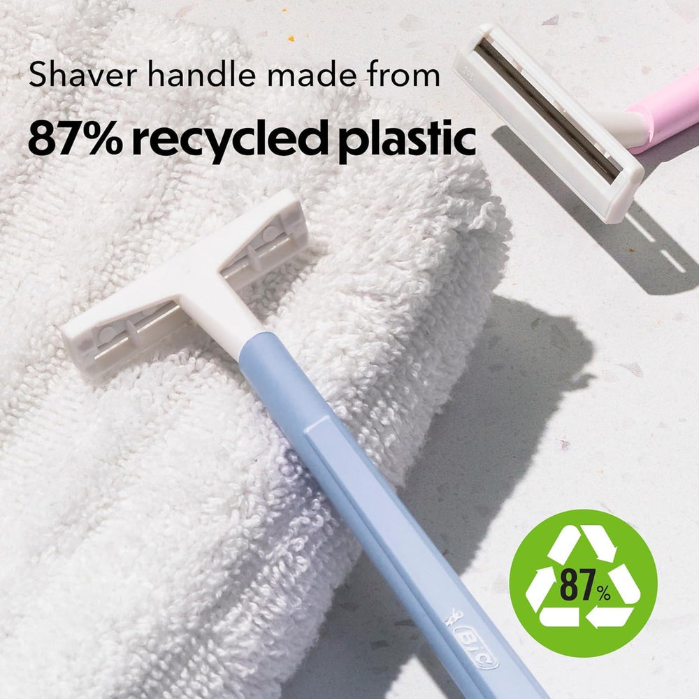 Blade covers protect the razor during travel or storage