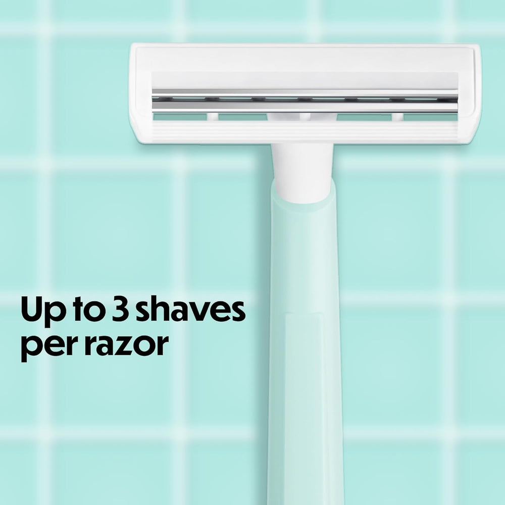 Long tapered handle offers added control for steady strokes