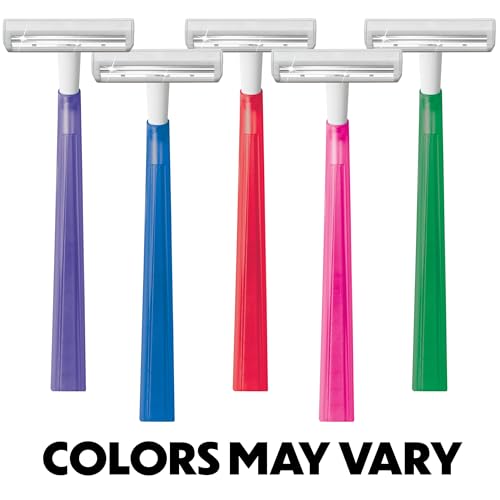 Pastel handles add color while guiding the blade for comfortable grooming