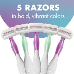 BIC Soleil 3 Blades Razor focuses on contouring to legs, knees, and underarms