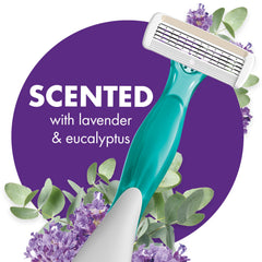 Four blades on BIC Soleil 4 Escape for a smooth close shave