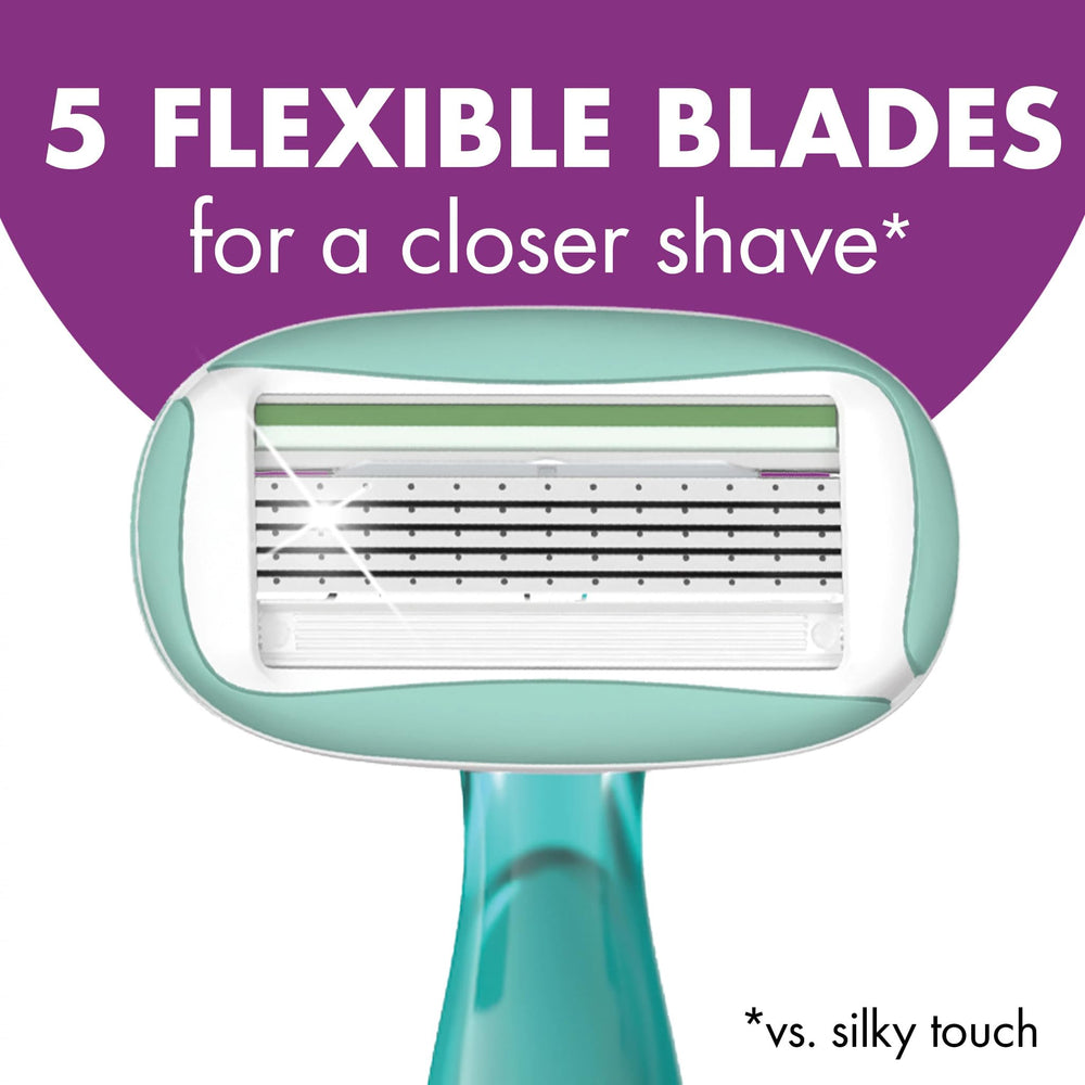 BIC Soleil 5 Sensitive 5-pack offering long-lasting shaves.