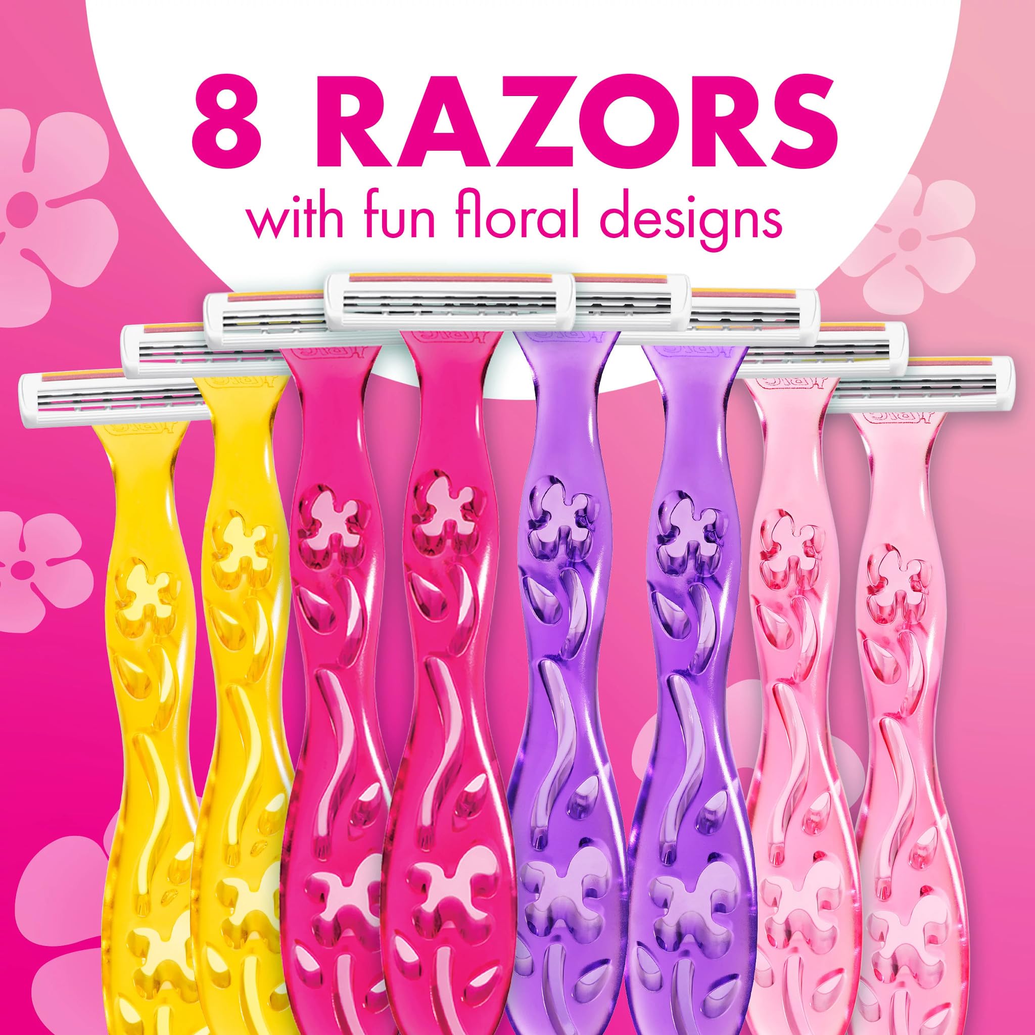 BIC Soleil Simply Smooth razor with blade cover for travel safety.