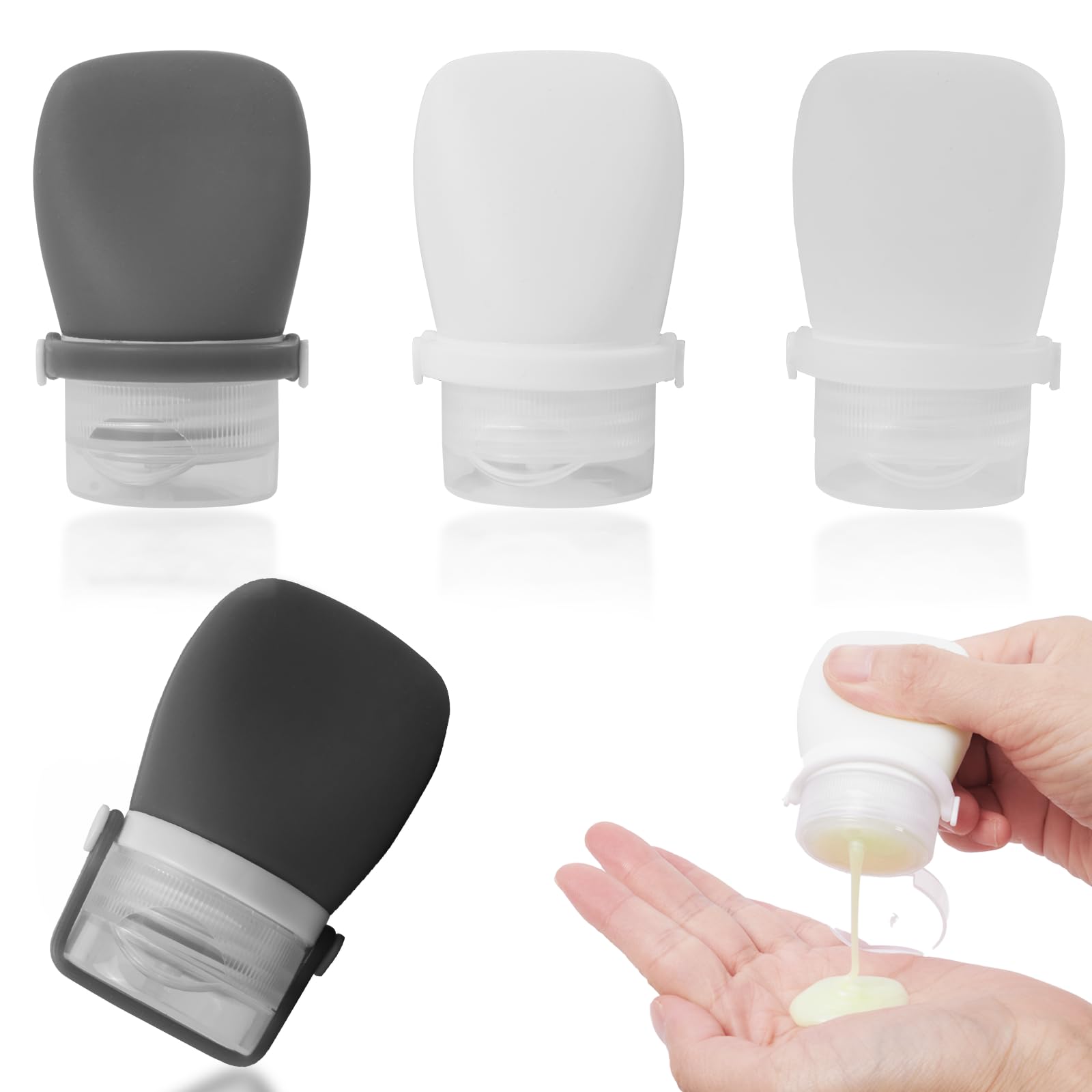 BienBion 1oz travel bottles with locking lid for leak-free trips.