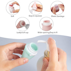 BienBion BPA-free, TSA-approved travel bottles are ideal for toiletries on the go