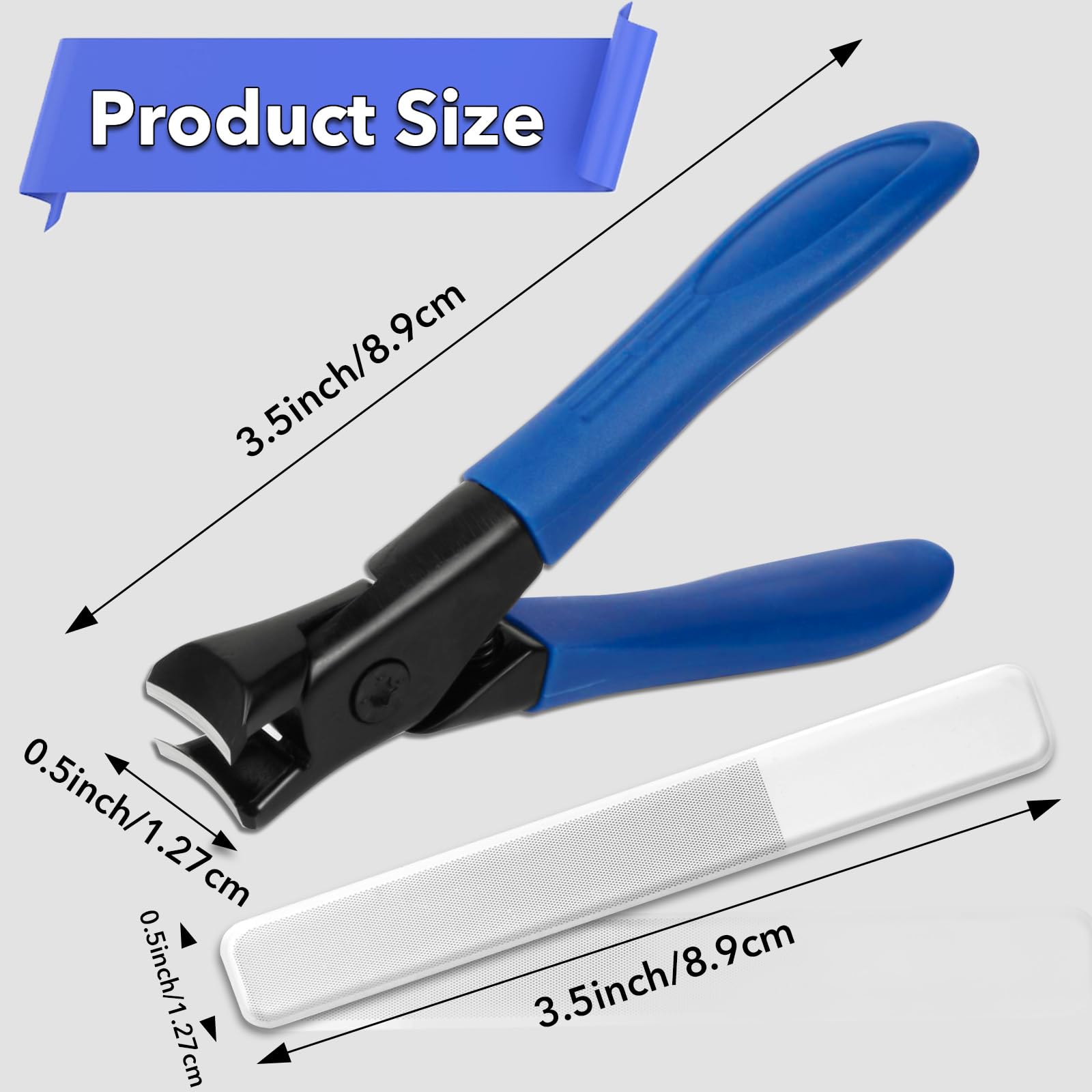 BienBion clippers showing anti-slip long handle grip
