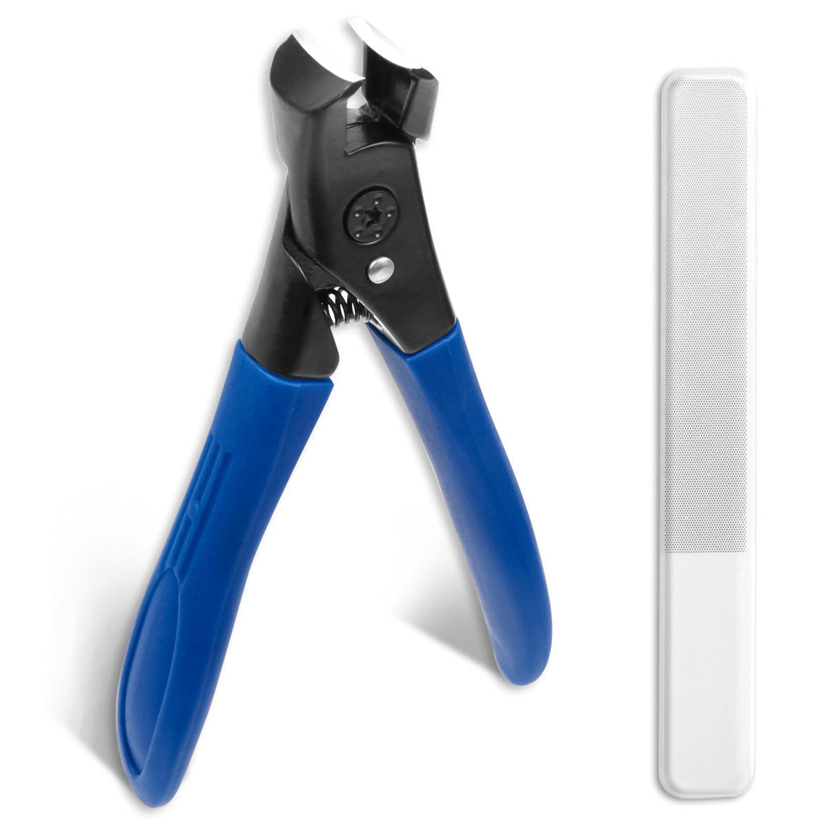 BienBion toenail clippers with thick nails wide jaws for easy cutting