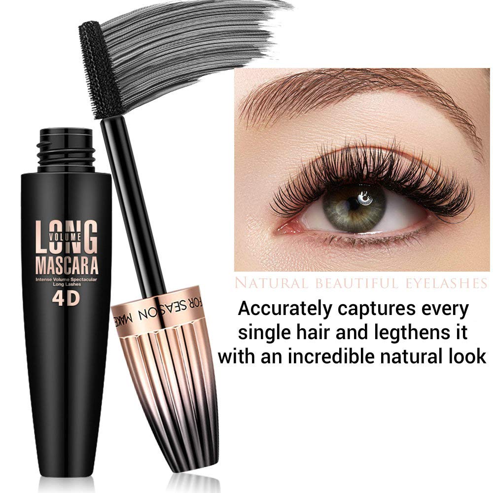 Bieyoc 4D Silk Fiber Mascara packaging box front view