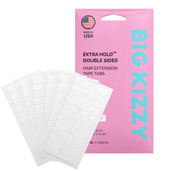 Big Kizzy extra hold tape 72 tabs for secure, long-lasting extensions.
