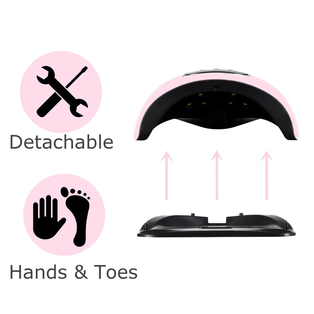 BIGBEAR UV nail lamp detachable cover simplifies cleaning and maintenance