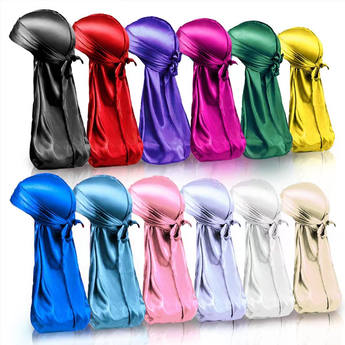 BigEddie Pack de bandas de satén con 12 colores para combinar outfits