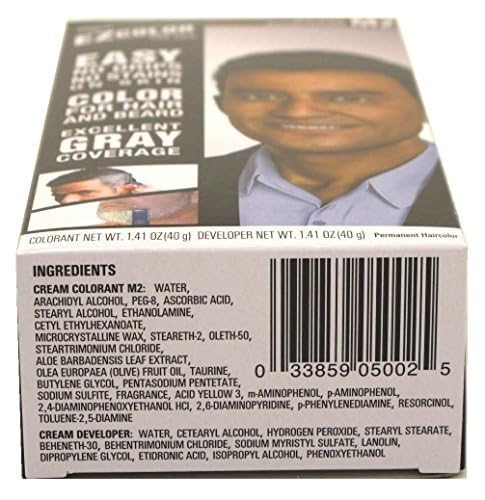 Bigen Ez Color M2 Real Black cream texture with aloe and olive oil for smooth application
