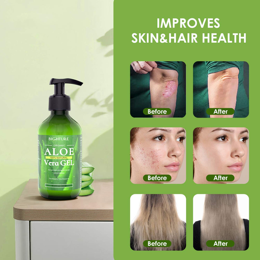 Calma tras el afeitado con BIGHTURE Aloe Vera Gel