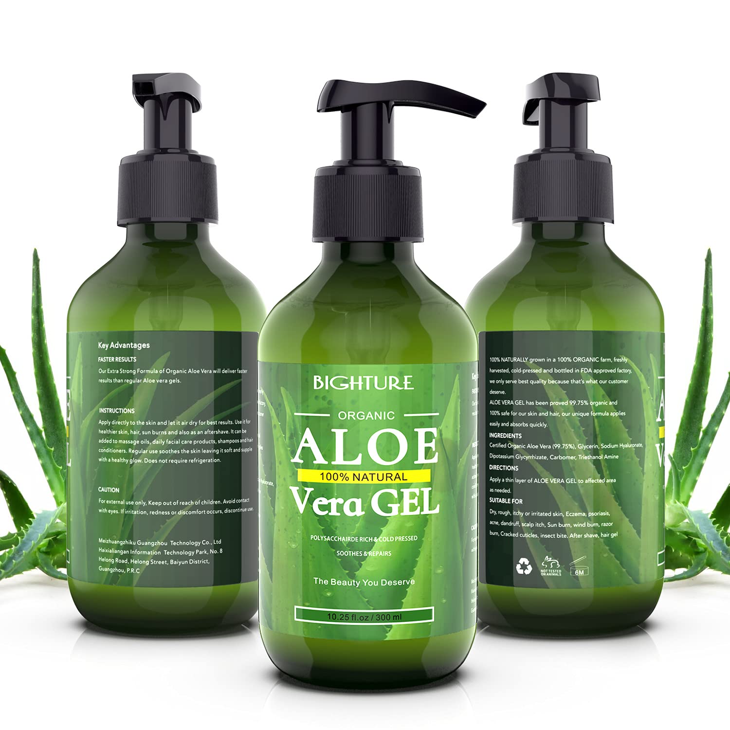 Uso diario de BIGHTURE Aloe Vera Gel en rutina de cuidado