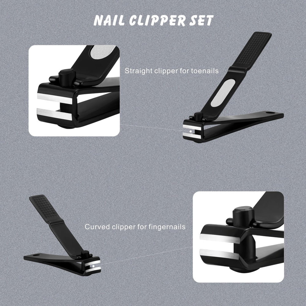 Bignes nail file and metal case for portable grooming