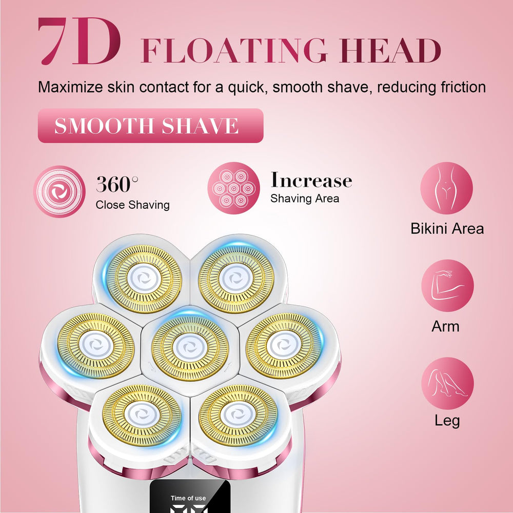 Bigorq upgraded 7D floating shaving head delivers close, comfortable shaves