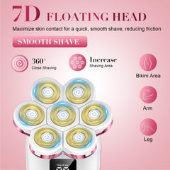 Bigorq upgraded 7D floating shaving head delivers close, comfortable shaves