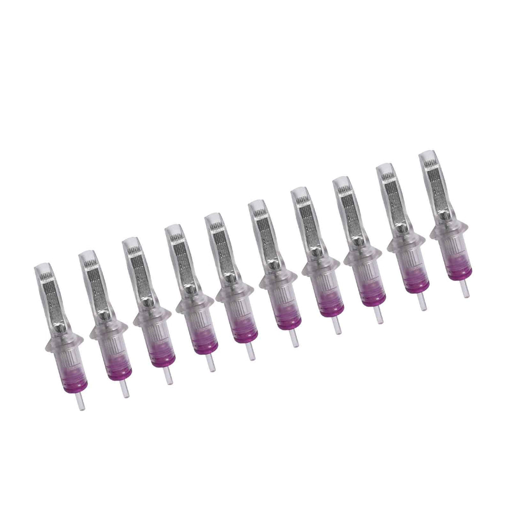 Cartuchos BIGWASP curva 50 piezas transparentes para un flujo de tinta estable.